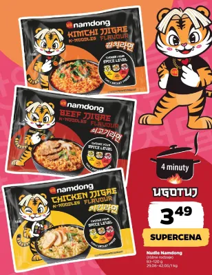 Nudle instant Namdong Beef Jjigae promocja w Netto