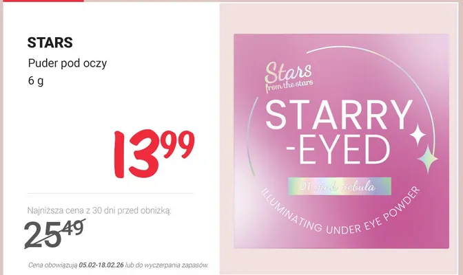 Puder pod oczy promocja w Rossmann