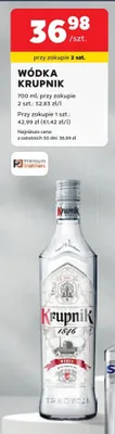 Wódka Krupnik promocja w Stokrotka