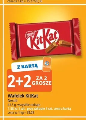 Wafelek KitKat promocja w Leclerc
