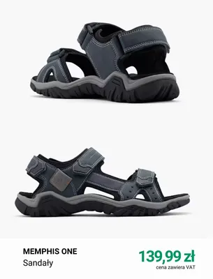 Sandały Memphis One promocja w Deichmann