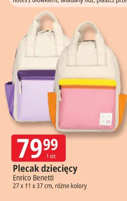 Plecak dziecięcy promocja w Leclerc