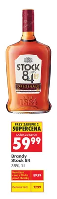 Brandy Stock 84 promocja w Biedronka