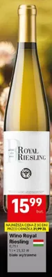 Wino Royal Riesling białe wytrawne promocja w Delikatesy Centrum