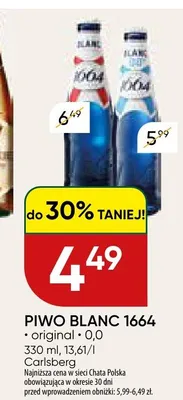Piwo Blanc 1664 Original promocja w Chata Polska