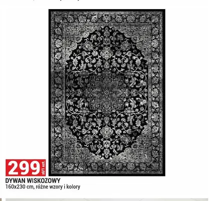 Dywan wiskozowy 160x230 cm promocja w Merkury Market