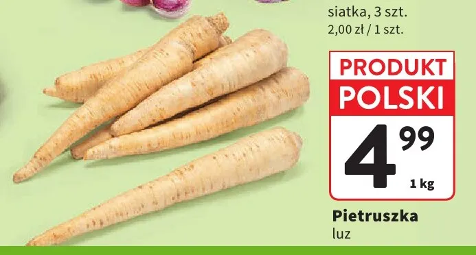 Pietruszka polska promocja w Intermarche
