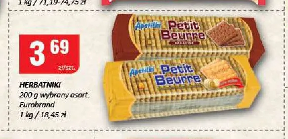 Herbatniki Petit Beurre Eurobrand promocja w Chorten
