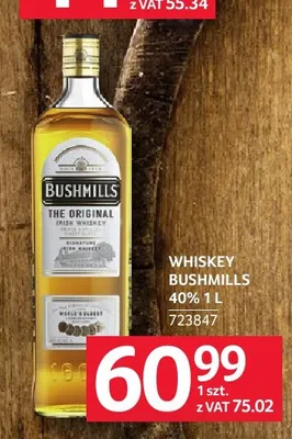 Whiskey Bushmills Original promocja w Selgros