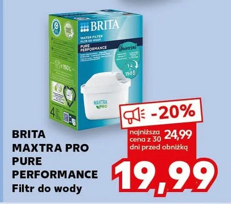 Maxtra Pro Pure Performance filtr do wody promocja w Kaufland