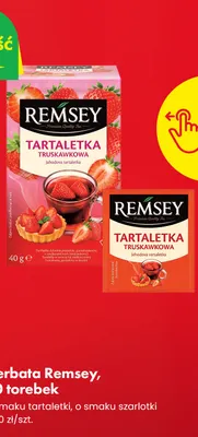 Herbata Remsey o smaku szarlotki promocja w Biedronka