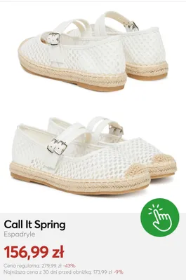 Espadryle Call It Spring promocja w eobuwie.pl