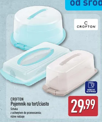 Pojemnik na tort lub ciasto Crofton promocja w Aldi