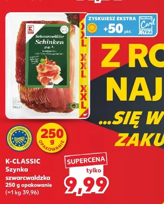 Szynka szwarcwaldzka K-Classic promocja w Kaufland
