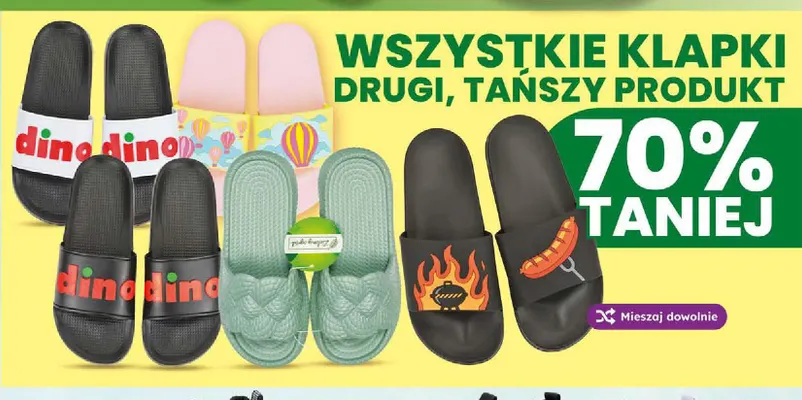 Klapki promocja w Dino