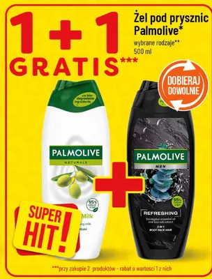 Żel pod prysznic Palmolive wybrane rodzaje promocja w POLOmarket