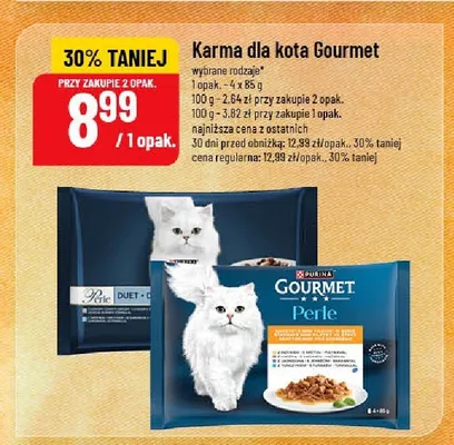 Karma dla kota Gourmet Perle promocja w POLOmarket