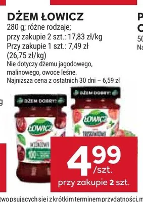Dżem Łowicz promocja w Stokrotka