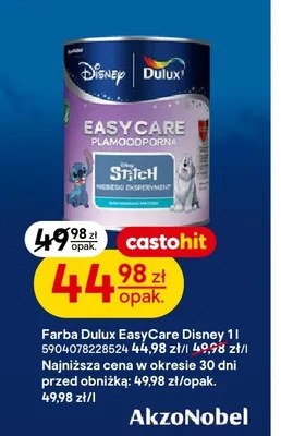 Farba plamoodporna Dulux EasyCare Disney promocja w Castorama