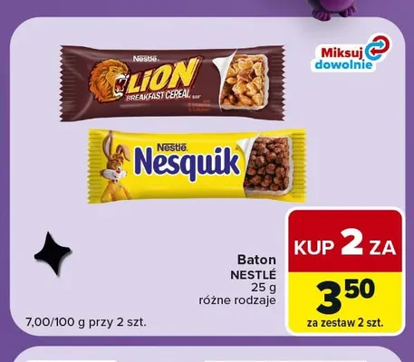 Baton Nesquik Nestlé promocja w Carrefour Express