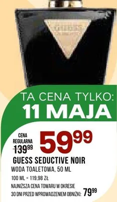Woda toaletowa Guess Seductive Noir promocja w Drogerie Natura