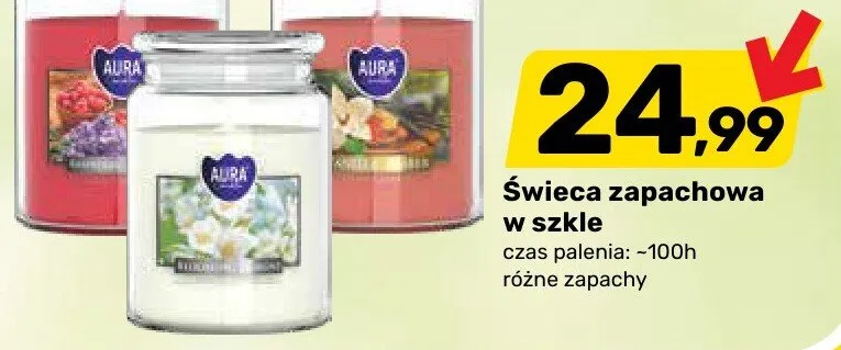 Świeca zapachowa w szkle promocja w Bricomarche