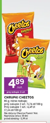 Chrupki Cheetos Ketchup promocja w Stokrotka