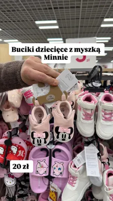 Buciki dziecięce z myszką Minnie promocja w Pepco