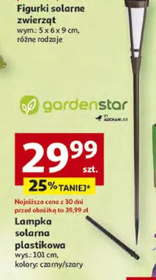 Figurki solarne zwierząt promocja w Auchan