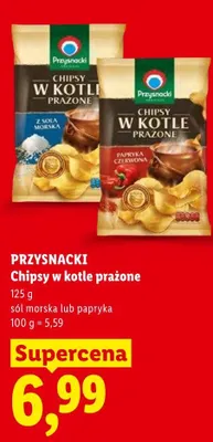 Chipsy w kotle prażone Przysnacki papryka promocja w Lidl