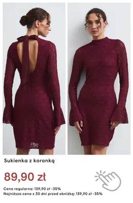 Sukienka z koronką promocja w Medicine