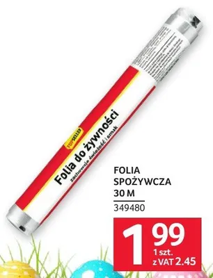 Folia spożywcza 30 m promocja w Selgros