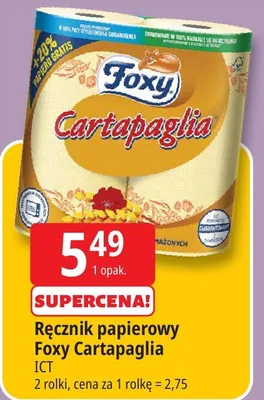 Ręcznik papierowy Cartapaglia promocja w Leclerc