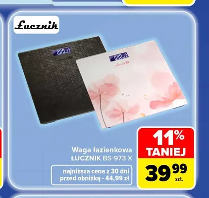 Waga łazienkowa Łucznik BS-973 X promocja w Carrefour