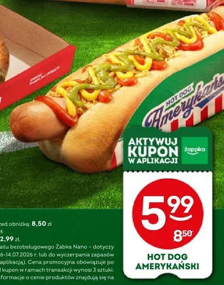 Hot Dog Amerykański promocja w Żabka