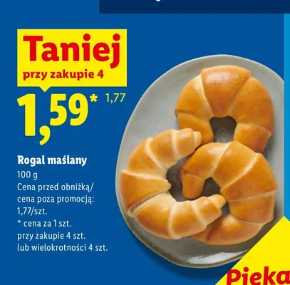 Rogal maślany Piekarnia Lidla promocja w Lidl