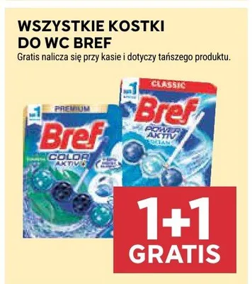 Wszystkie kostki do WC Bref promocja w Stokrotka