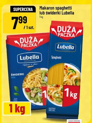 Makaron świderki Lubella promocja w POLOmarket