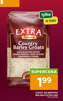 Kasza jęczmienna wiejska promocja w Stokrotka