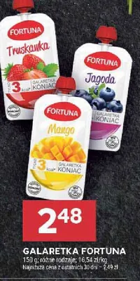 Galaretka Fortuna promocja w Stokrotka