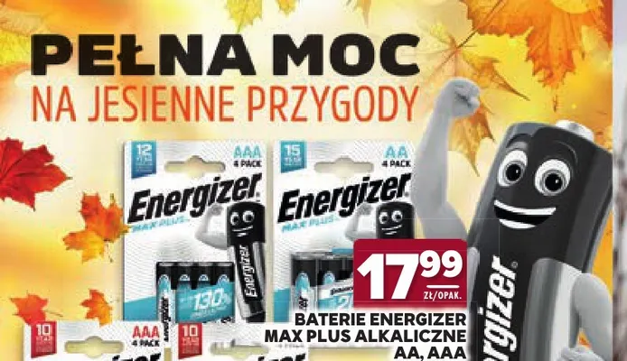 Baterie Energizer Max Plus alkaliczne Aa promocja w Stokrotka
