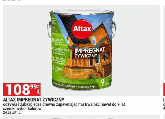 Impregnat żywiczny Altax promocja w Merkury Market