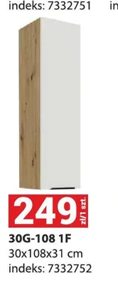 Szafka kuchenna wisząca 30 g-108 1F promocja w Merkury Market