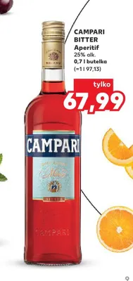 Aperitif Campari Bitter promocja w Kaufland