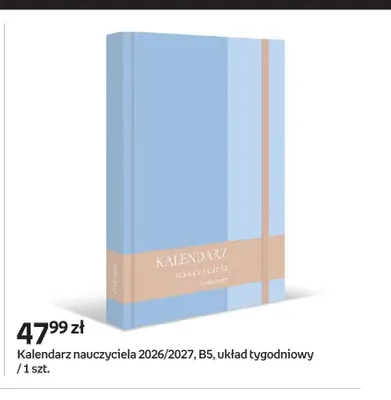 Kalendarz nauczyciela 2026/2027 B5 układ tygodniowy promocja w Empik