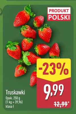 Truskawki promocja w Aldi
