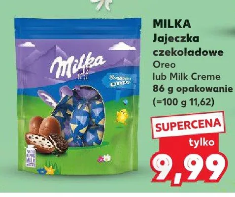 Jajeczka czekoladowe Oreo lub Milk Creme promocja w Kaufland