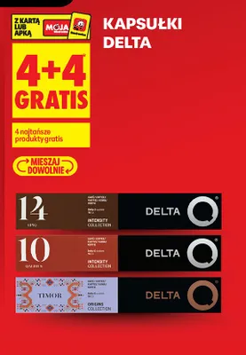 Kapsułki do kawy Delta Q Timor promocja w Biedronka