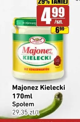 Majonez Kielecki Społem promocja w API Market