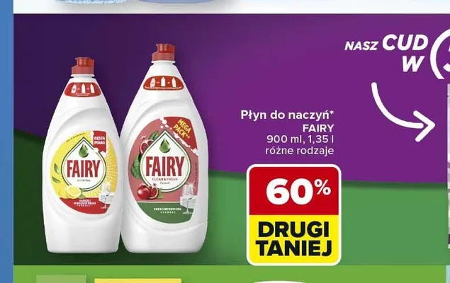 Płyn do naczyń Fairy Pomegranate promocja w Carrefour
